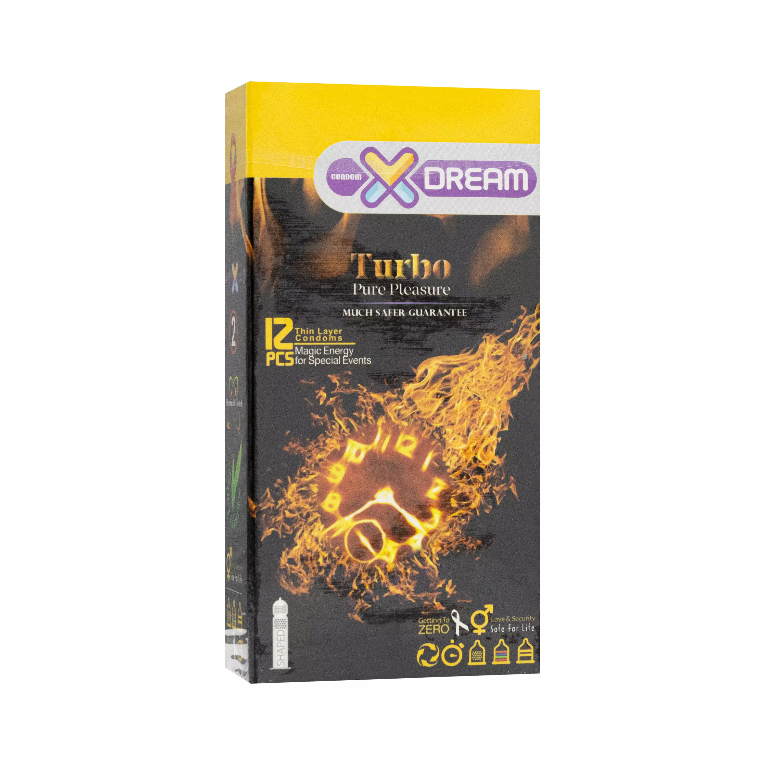 کاندوم Turbo Pure Pleasure بسته 12 عددی ایکسدریم